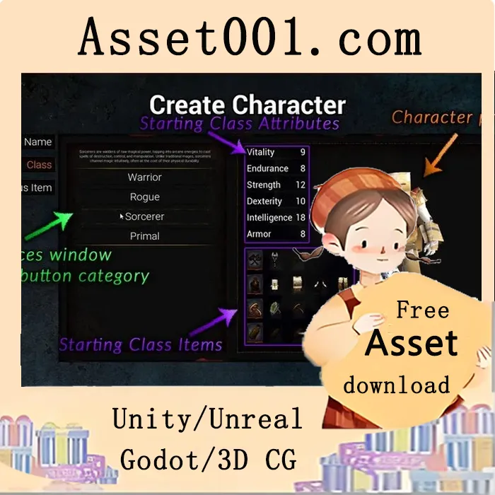 动态RPG工具包5.1+ 开箱指南：包含任务、战斗、属性与背包系统的完整RPG启动套件|Dynamic RPG Toolkit (5.1+)