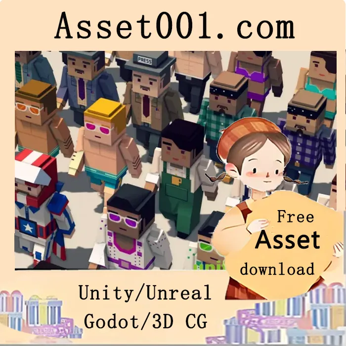 Simple People 2 - Cartoon Assets v1.04