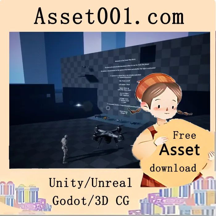 支持蓝图构建的可定制无人机系统（含电池管理与实时控制）|Modular Drone System (Replicated) 4.27+