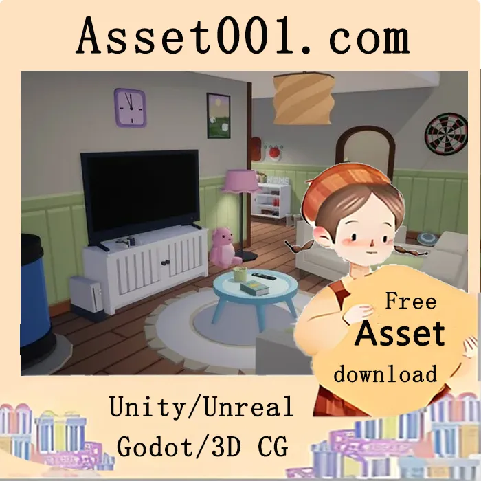 611个低多边形室内模型包，打造高品质游戏室内场景|Low Poly Cozy Interior 5.2+