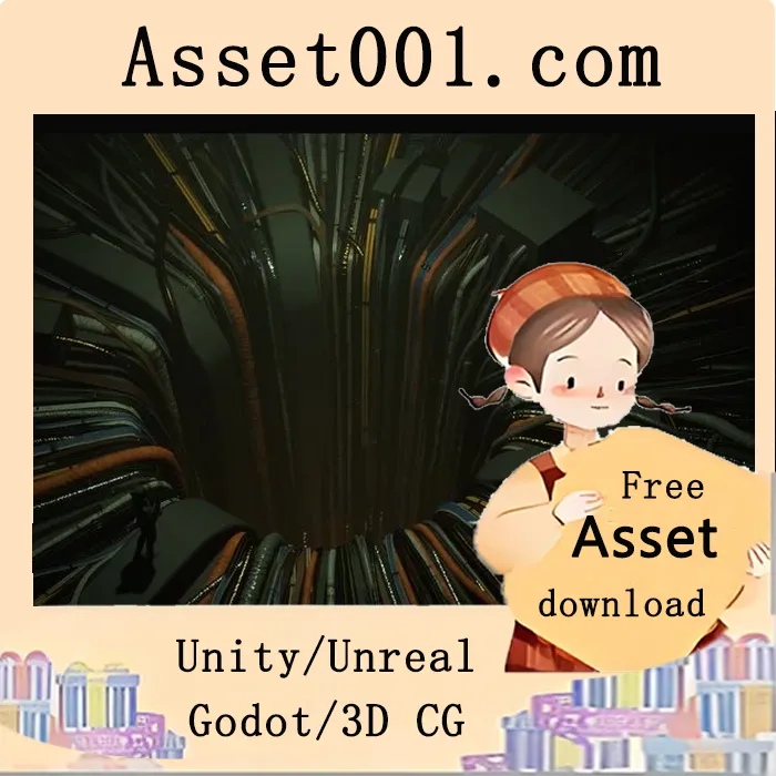 Unity Spline Cable Kit Vol.02（5.0+）——支持无缝拼接与自定义弯曲的电缆道具包|Spline Cable Kit Vol.02 (5.0+)