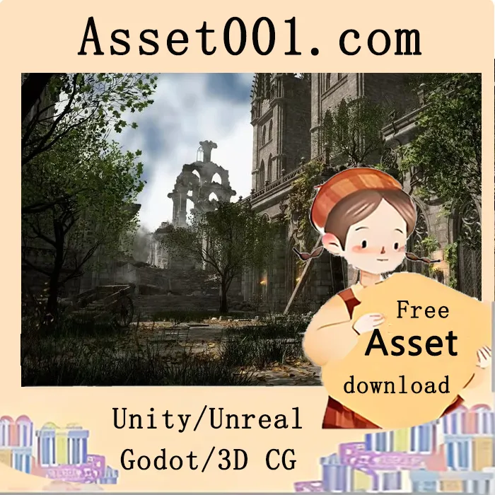 Unity Gothic Exterior 大型资产包：模块化、高画质、优化到位|Gothic Exterior v1.0