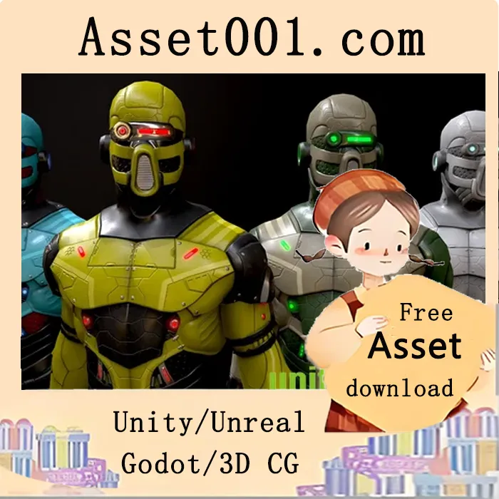 Sci-fi Character 1 low-poly v4.20+