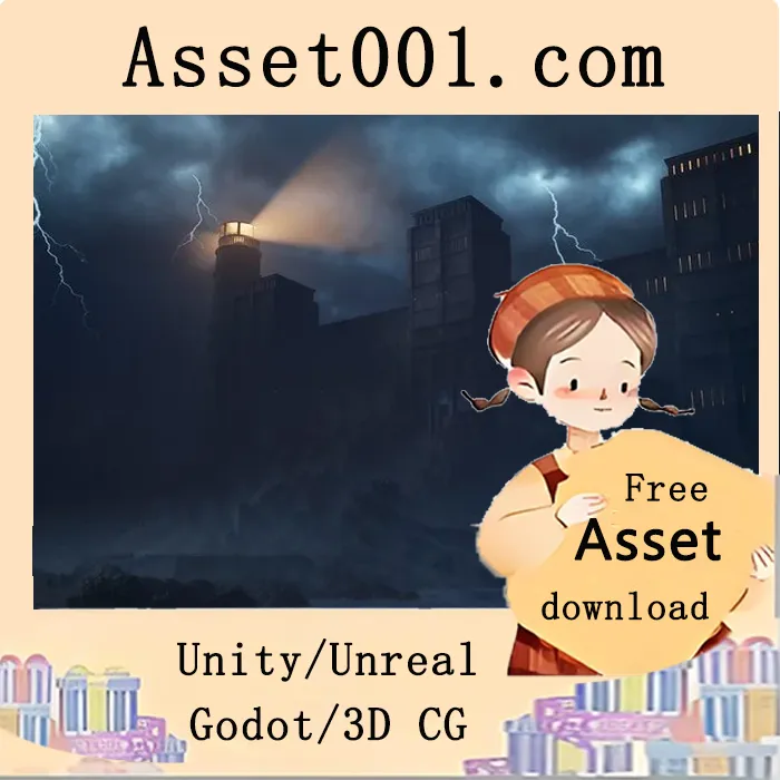 Haunted Prison Environment ( Exterior + Interior , Modular) 5.6