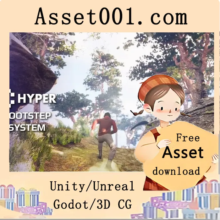 Hyper Footstep 系统 V3：基于表面类型与移动状态的同步脚步效果解决方案|Hyper Footstep System V3 v5.5+