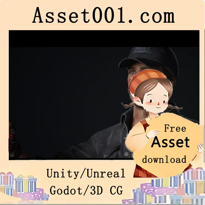 Unity/Unreal游戏开发中NPC角色资源包详解：包含52种Blendshape与高精度2D概念图|Survival NPC - Michael 