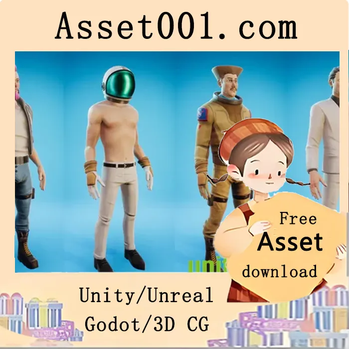 stylized modular character 包含大量可定制角色模型|Stylized Modular Character v4.18+