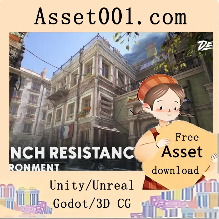 基于Unreal Engine的法国抵抗运动幸存者游戏项目资源包|Resistance Holdout v4.26+
