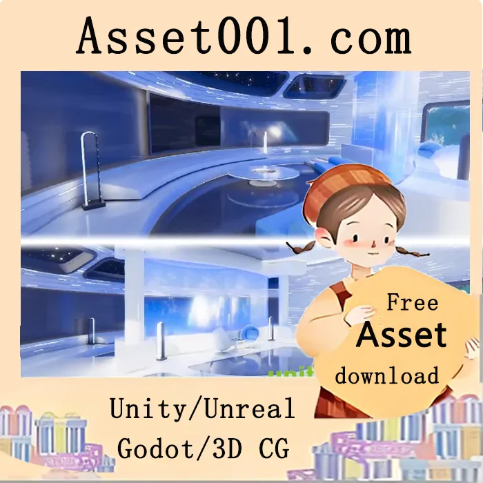 Unity VR/元宇宙空间家居环境包（支持HDRP与URP）|VR/Metaverse Space Home v1.0