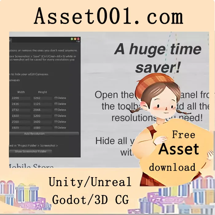 Unity编辑器中高效生成移动端商店截图的实用插件|Mobile Store Screenshot v1.2