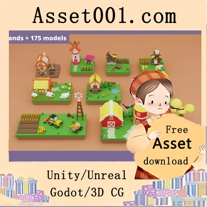 Cartoon Farm Islands / Exteriors v1.0