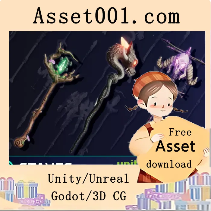 Stylized Staves - RPG Weapons v1.0