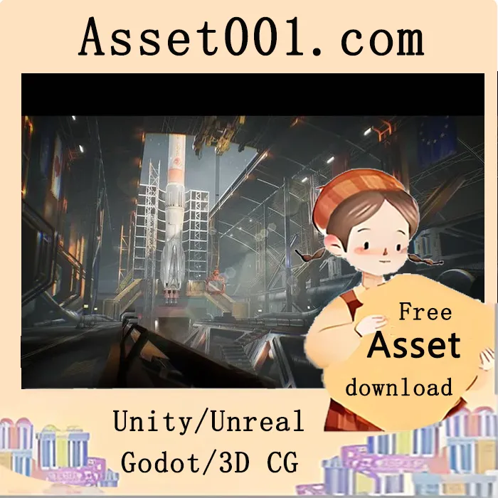 Unity太空港与太空中心环境套件 5.1+|Spaceport and Space Center Environment Kit 5.1+