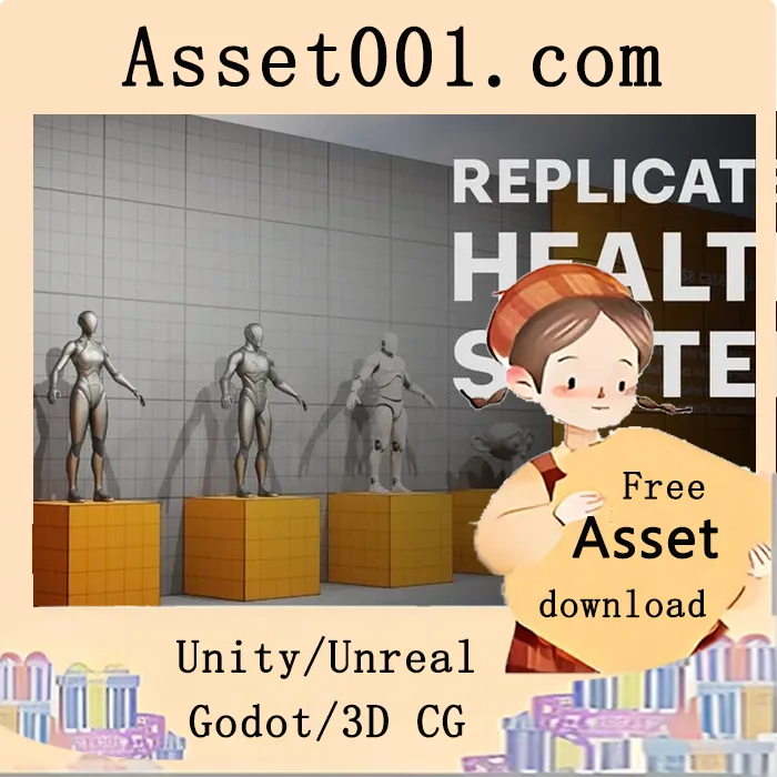 基于蓝图的复制健康系统（RHS）：支持单人与多人游戏的完整健康管理解决方案|Replicated Health System 5.4