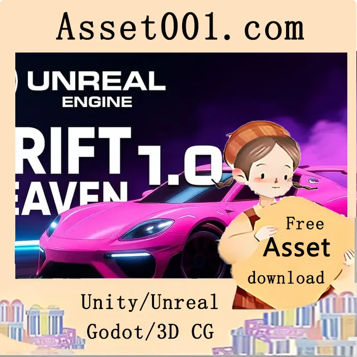 Drift Heaven：一款免费的 Arcade 飘移游戏工具包（即将付费）|Drift Heaven - Chaos Arcade Drifting 5.6