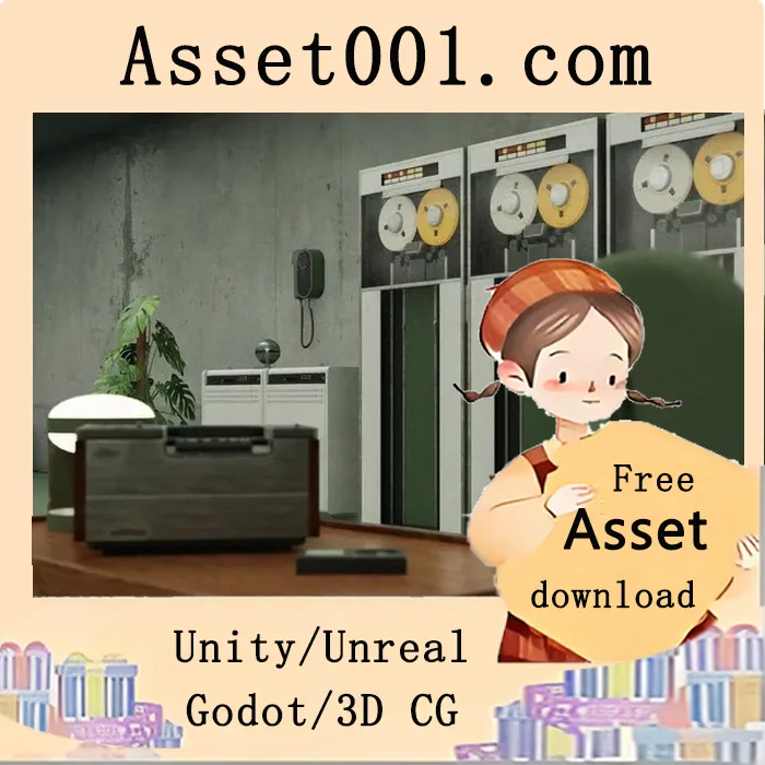 基于Nanite与Lumen的中世纪现代科技风场景资源包|Mid-century Brutalist Data Centre 5.1+