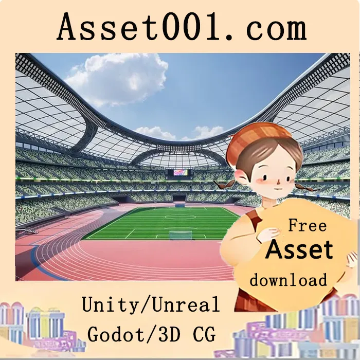 UE5支持Lumen的体育场馆场景包：含日夜间场景与蓝图设计|Sports Stadium 4.26+