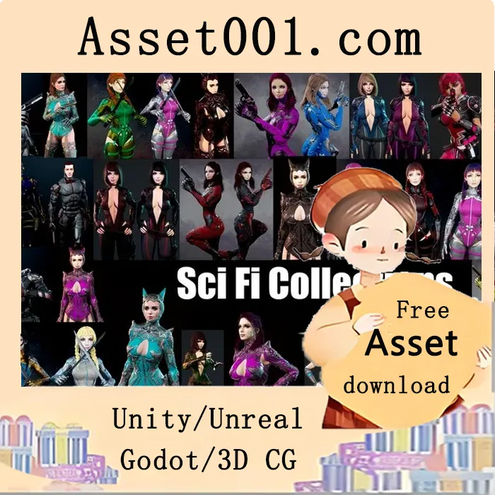 在Unreal Engine市场中组装科幻风格模型的完整指南|Sci Fi Collection