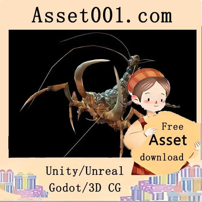 低多边形角色模型 LandBug4（4.18+ 版本）介绍|LandBug4 (4.18+)