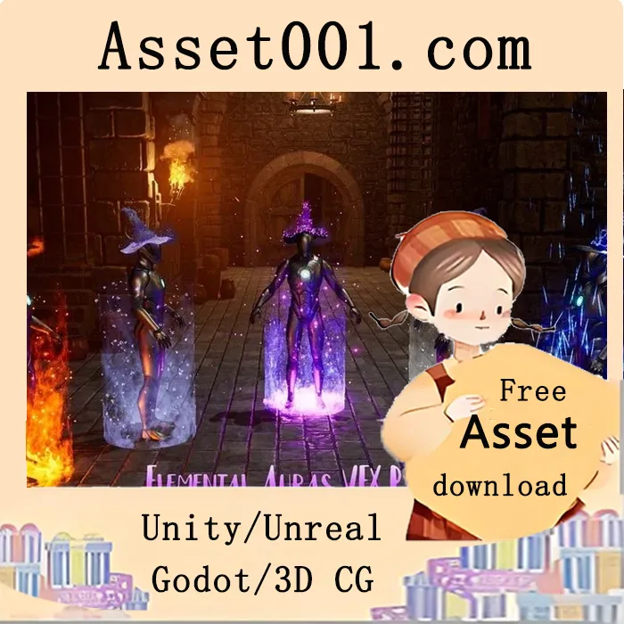 Elemental Auras VFX Pack