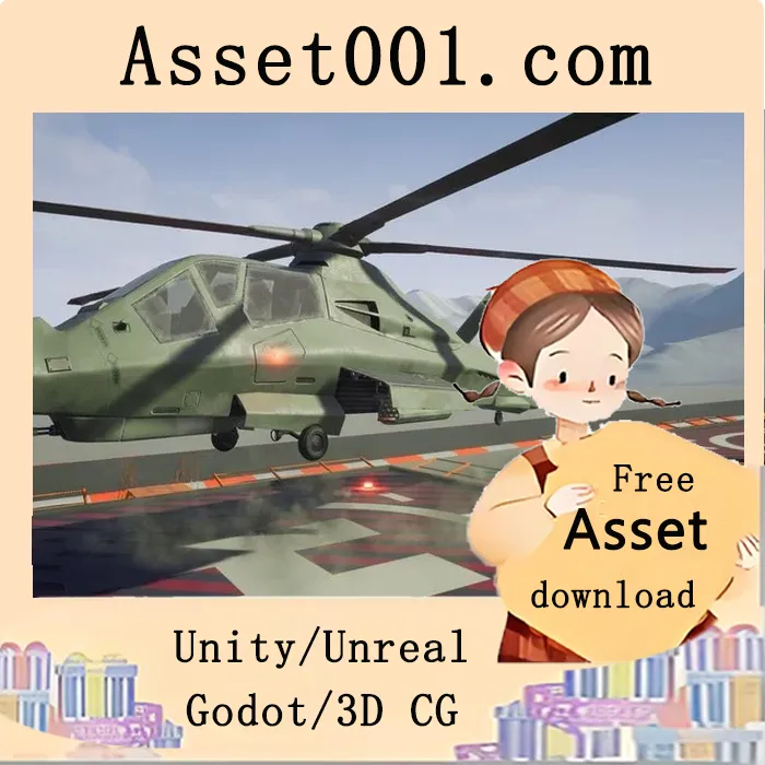 AH-Raider 5.0+ 可驾驶隐身侦察攻击直升机完整资源包|Driveable Vehicle AH-Raider 5.0+