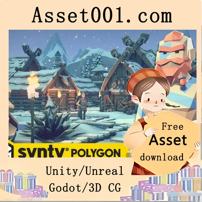 Synty Studios发布《维京风格低多边形资产包》|POLYGON - Vikings Pack - Art by Synty v1.4.0