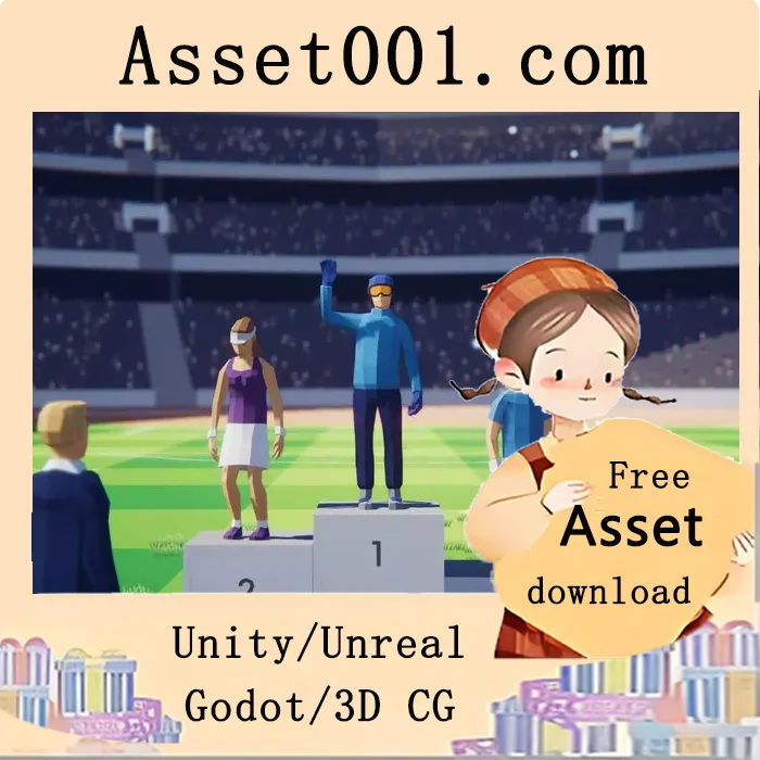 Unity资产商店：100+低多边形角色与动画资源包（含Wander脚本）|Low Poly Animated People 3.00