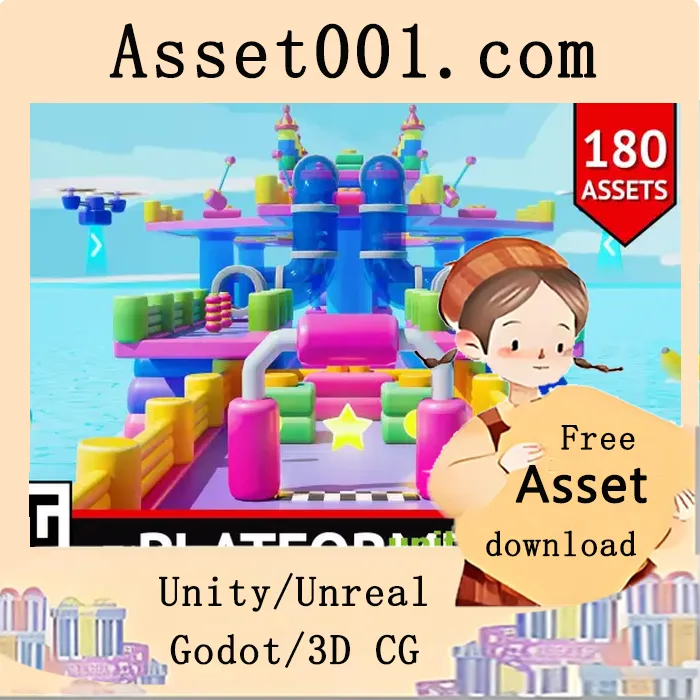 低多边形3D模型包“Platformer 2”：打造充满挑战与创意的平台游戏世界|Platformer 2 Obstacles - Low Poly 3D Models Pack v2.1 (18 Nov 2025)