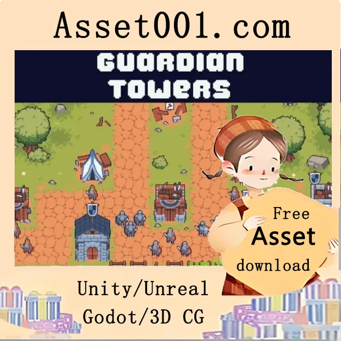 Guardian Towers Pixel Art for Tower Defense