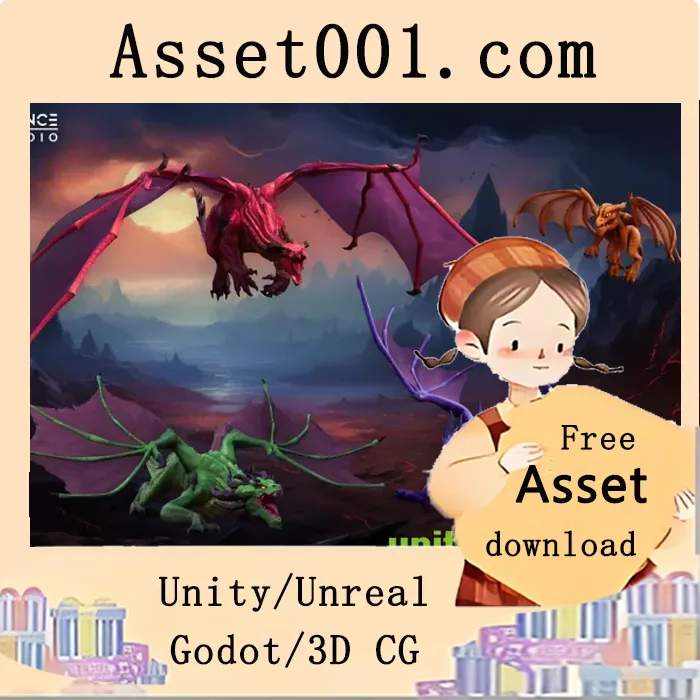 Stylized Fantasy Dragons Pack v1.1.1 (27 Nov 2025)