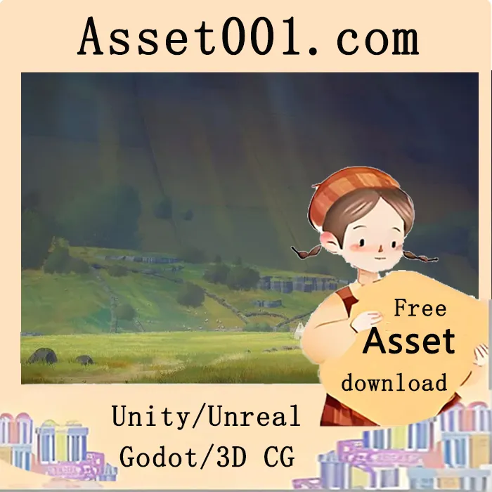 Stylized Countryside ( Stylized Stylised Country Country Side Road Lowpoly 3d ) 5.5