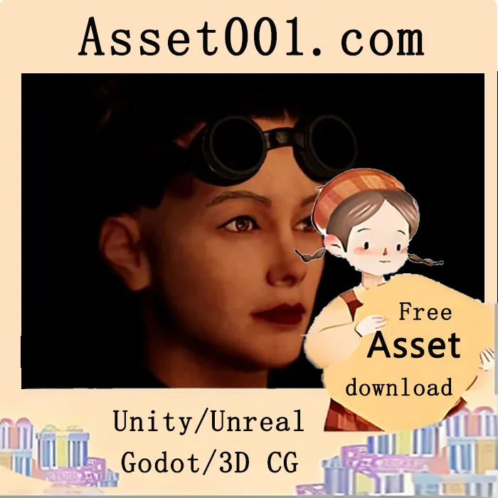 蒸汽朋克风格角色 Lady Seraphina Cogsworth 5.5 - Unreal Engine 5.0 至 5.5 全版本支持|Steampunk Character / Lady Seraphina Cogsworth 5.5