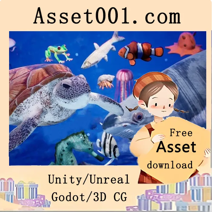 Sea Animals / 12 Meshes 4.26+