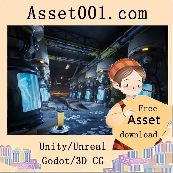 科幻地下设施包：模块化、高性能、支持Lumen的全流程构建解决方案|Sci-fi Underground facility 5.0+