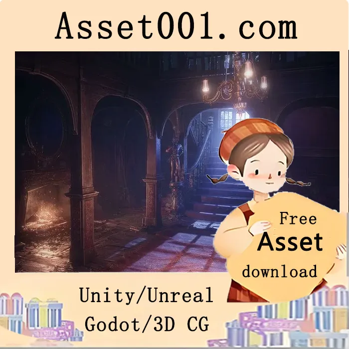 19世纪庄园大厅沉浸式环境包：模块化场景与高质量装饰资源|Mansion Hall