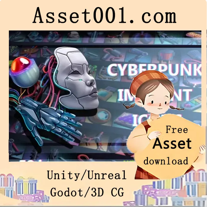 Sci-Fi Implant Icons 512x512 Pack