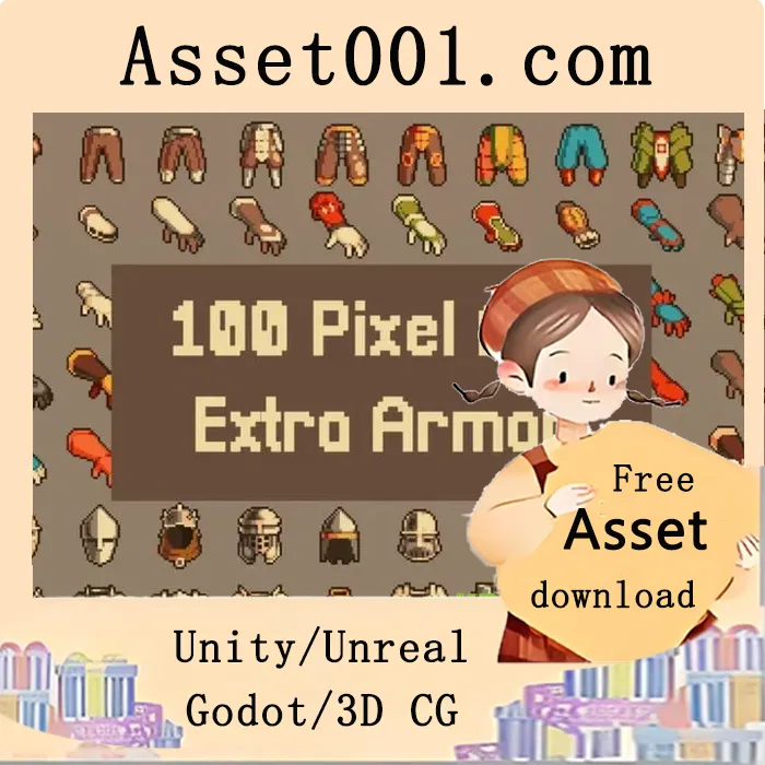 Pixel Art Knight Armor 32x32 Icons