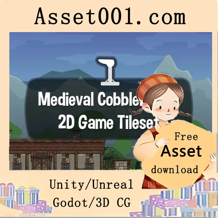 Medieval Cobbler Stall 2D Game Tileset Medieval Cobbler Stall 2D Game Tileset