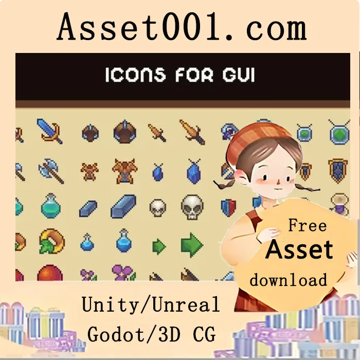 Basic Icons 16x16 for GUI