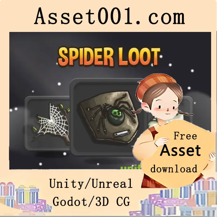 Spider Loot Vector Icons