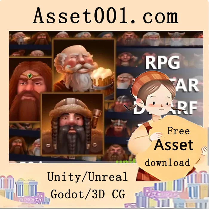 RPG Avatar Dwarf Icons