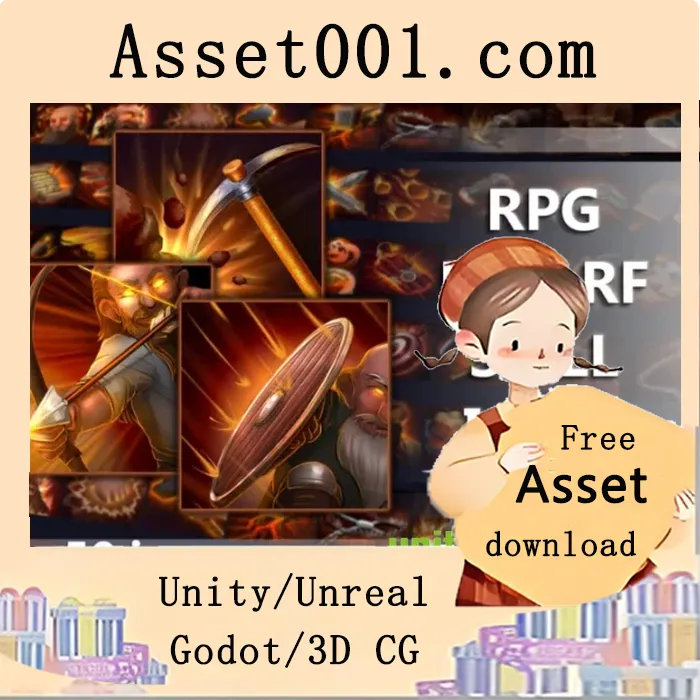 RPG Dwarf Skill Icons