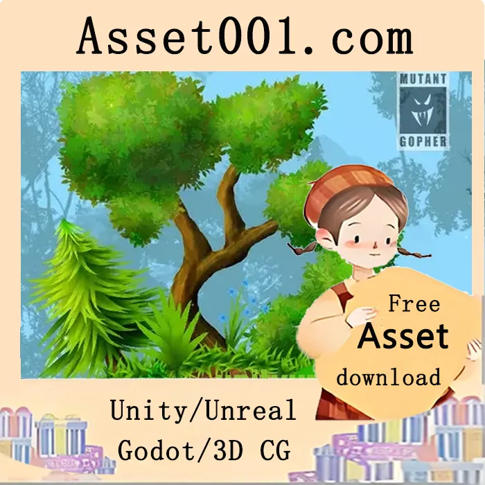 Forest 2D Painted Environment v2.0