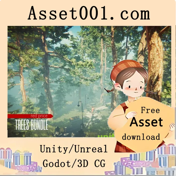 Unity树木资源包：支持LWRP与HDRP管线的植被mesh集合|Trees Bundle v1.0