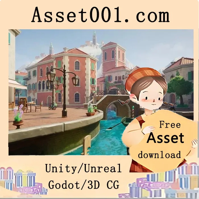 Stylized Italian Town ( Village Italian Town Stylized Italian Village Stylised ) 5.5