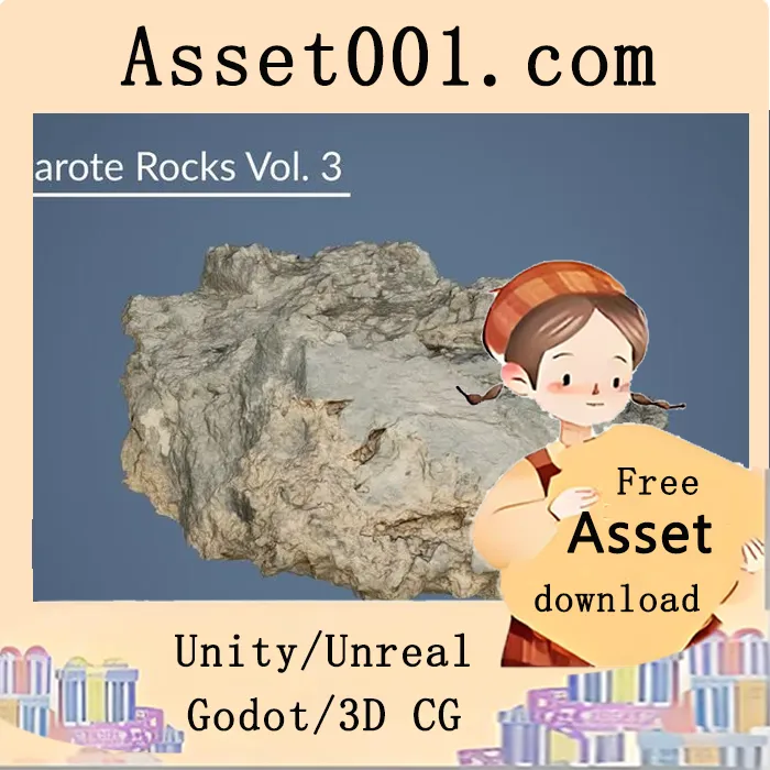 Lanzarote岩石系列3：10个高质岩石资产（10级LOD）|Lanzarote Rocks Vol. 3 (5.6)