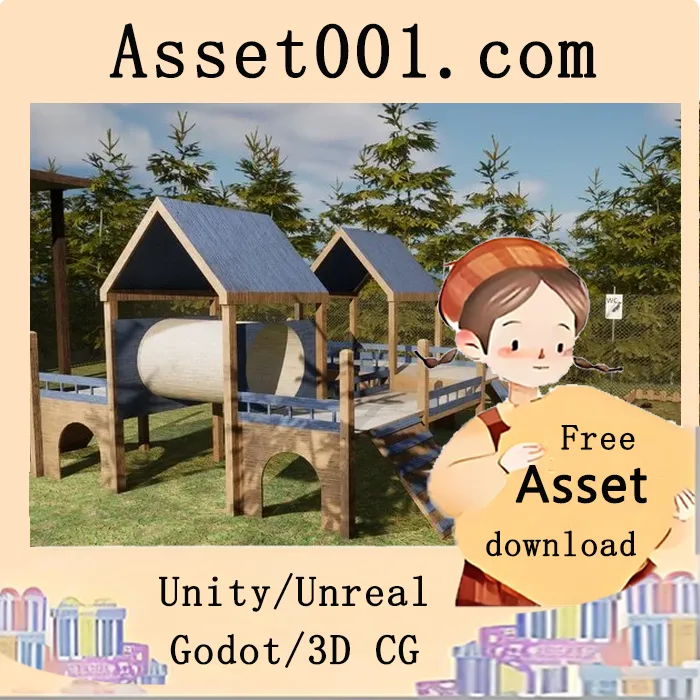 多功能环境组件，配备逼真道具，适用于各类游戏场景|Canine playground, Loot place 5.3+