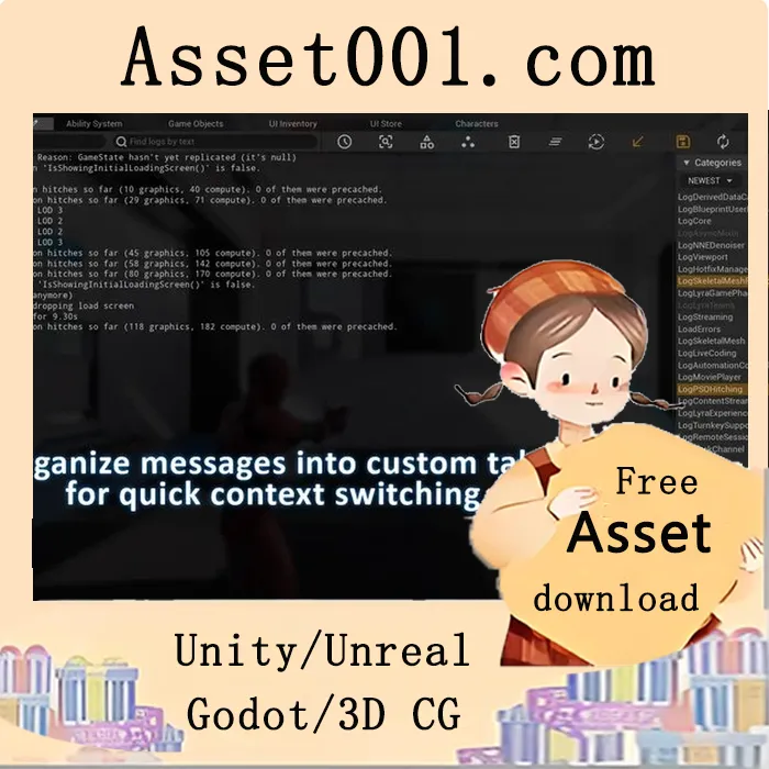 Unreal Engine 5 高级游戏日志系统（GLS）详解|Advanced Game Logging (GLS) v5.7