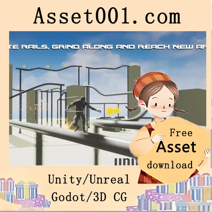 基于Spline创建可自定义的滑行轨道并实现动态地形适配|Spline Grind Rail Builder v4.27+