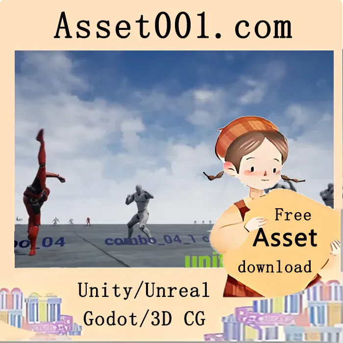 Girl Martial Arts AnimSet v4.18+